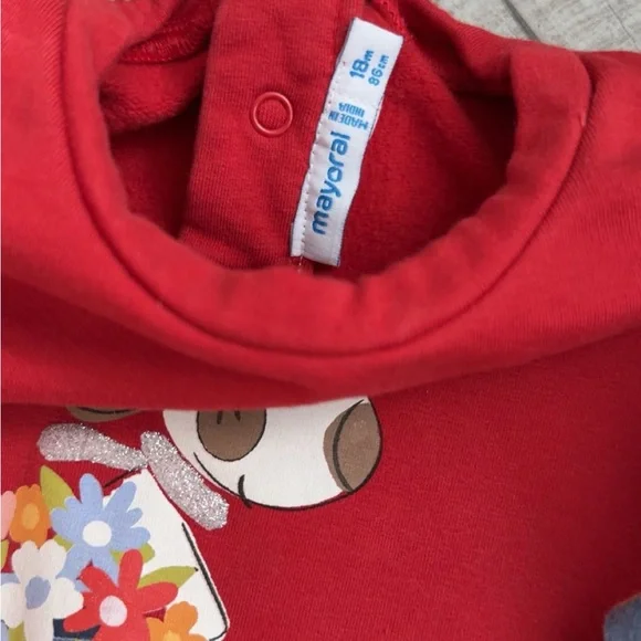 Mayoral set - Red, Blue, and Pink with Fun Prints - Picture 4 of 4